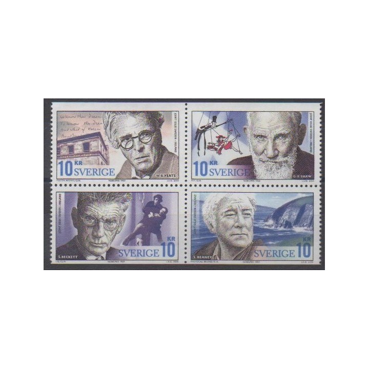 Buy this set of stamps of Sweden of the year 2004 (Nb 2404/2407).