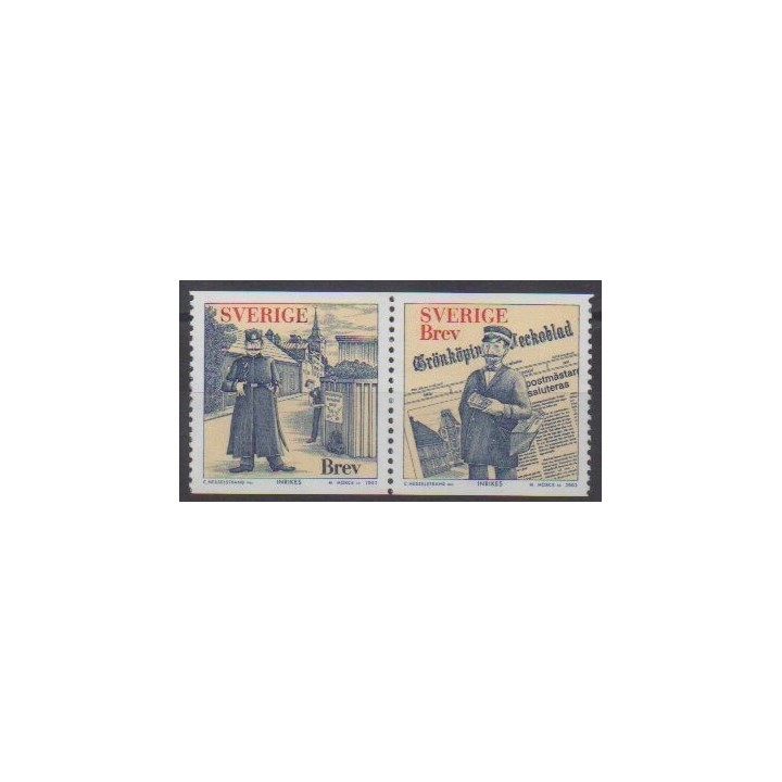 Buy this set of stamps of Sweden of the year 2002 (Nb 2292/2293).