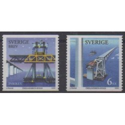 Suède - 1999 - No 2094/2095 - Ponts