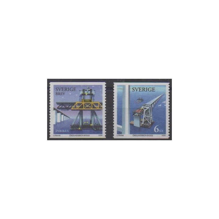 Acheter cette série de timbres de Suède de l'année 1999 (No 2094/2095).