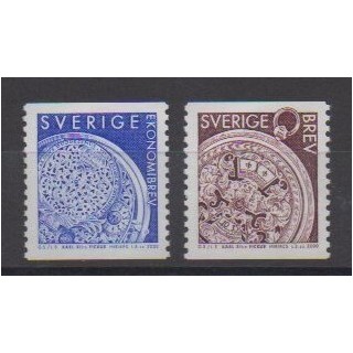 Acheter cette série de timbres de Suède de l'année 2000 (No 2139/2140).