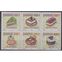 Sweden - 1998 - Nb 2046/2051 - Gastronomy
