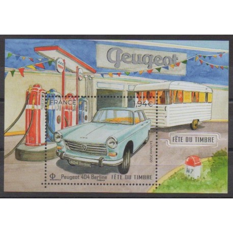 France - Blocks and sheets - 2020 - Nb F5391 - Cars - Philately