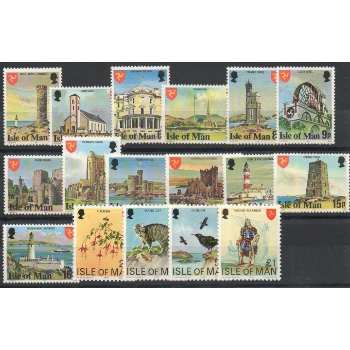 Timbres - Thème phares - Man (Ile de) - 1978- No 98/114