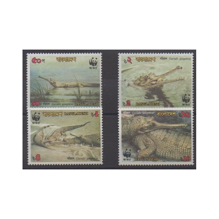Buy this set of stamps of Bangladesh of the year 1990 (Nb 300/303).