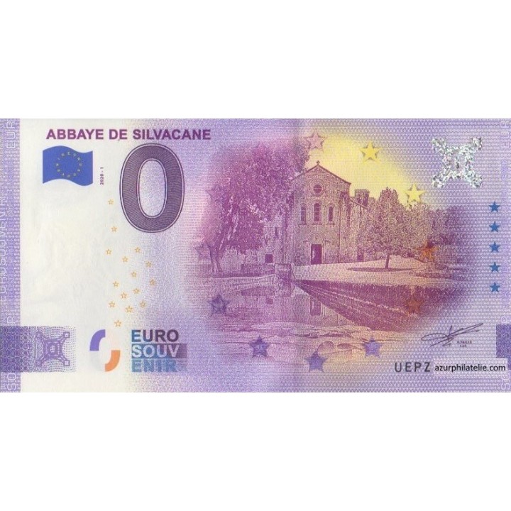 Euro banknote memory - 2020 - Abbaye de Silvacane - (Bouches-du-Rhône)