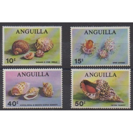 Anguilla - 1969 - Nb 43/46 - Sea life