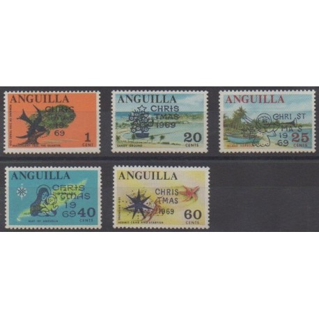 Anguilla - 1969 - Nb 47/51 - Christmas