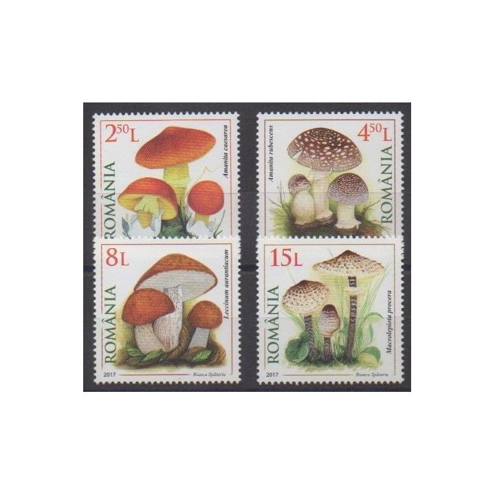 Acheter cette série de timbres de Roumanie de l'année 2017 (No 6205/6208).
