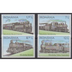 Roumanie - 2018 - No 6351/6354 - Chemins de fer