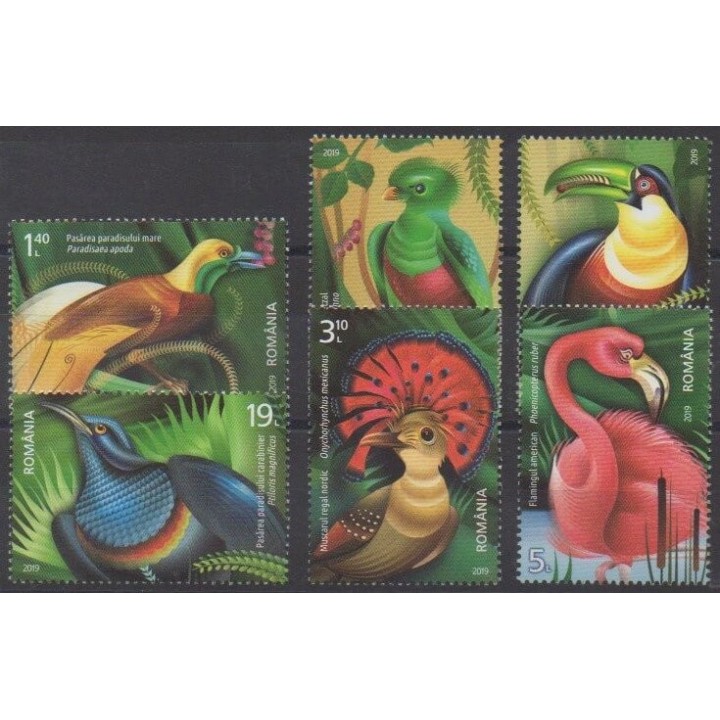 Buy this set of stamps of Romania of the year 2019 (Nb 6470/6475).