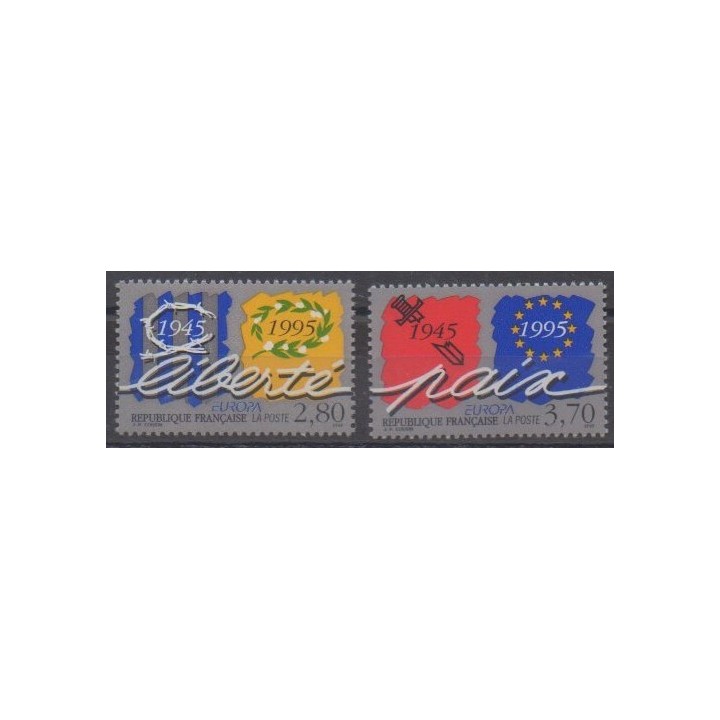 Acheter cette série de timbres de France de l'année 1995 (No 2941/2942).