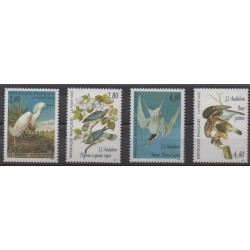 France - Poste - 1995 - Nb 2929/2932 - Birds - Paintings