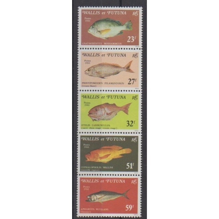 Buy this set of stamps of Wallis et Futuna of the year 1980 (Nb 259/263).