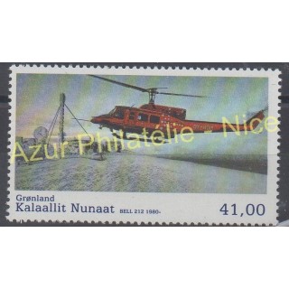 Timbres - Thème avions - Groenland - 2014 - No 654