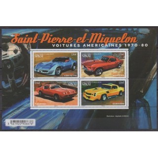 Buy this stamp of Saint-Pierre et Miquelon of the year 2020 (Voitures américaines).