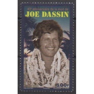 Buy this stamp of Polynesia of the year 2020 (Joe Dassin).