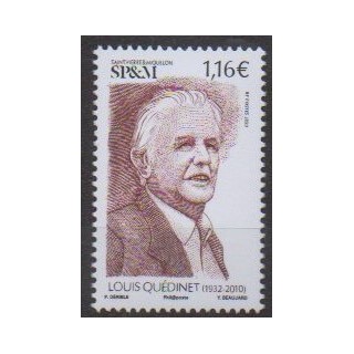 Buy this stamp of Saint-Pierre et Miquelon of the year 2020 (Louis Quédinet).