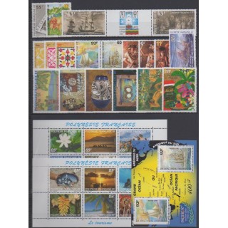 Acheter les timbres et le bloc-feuillet de Polynésie  de l'année 1997 (No 524/554 - BF22).