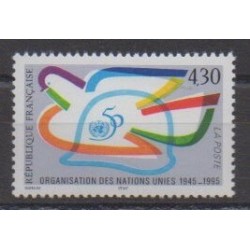 France - Poste - 1995 - No 2975 - Nations unies