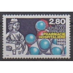 France - Poste - 1995 - No 2968 - Santé ou Croix-Rouge
