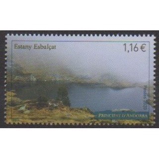 Buy this stamp of French Andorra of the year 2020 (Estany Esbalçat).