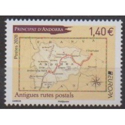 French Andorra - 2020 - Nb 844 - Postal Service - Europa