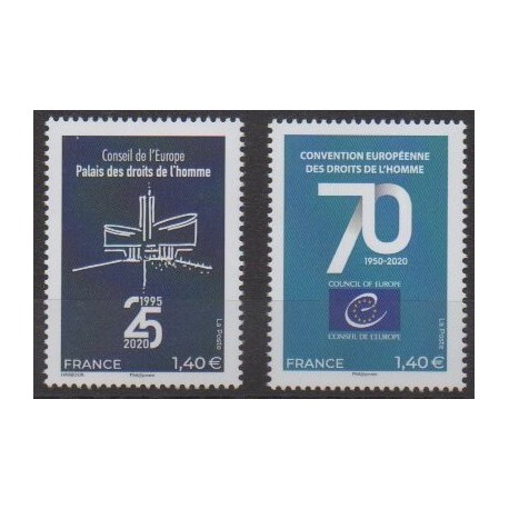 France - Official stamps - 2020 - Nb 177/178 - Human Rights