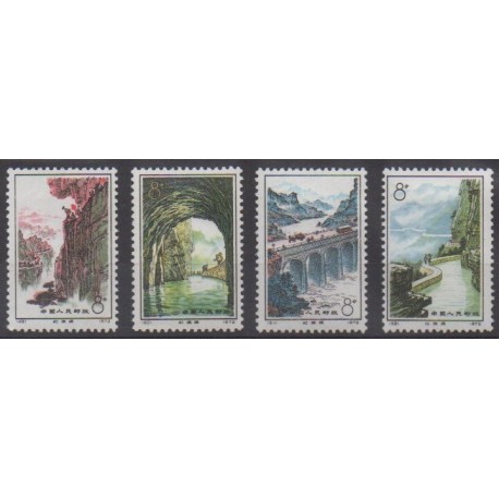 Chine - 1972 - No 1865/1868 - Sites - Neufs avec charnière