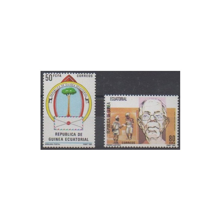 Acheter cette série de timbres de Guinée équatoriale de l'année 1985 (No 202/203).