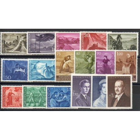Liechtenstein - 1959 - Nb 342A/349C