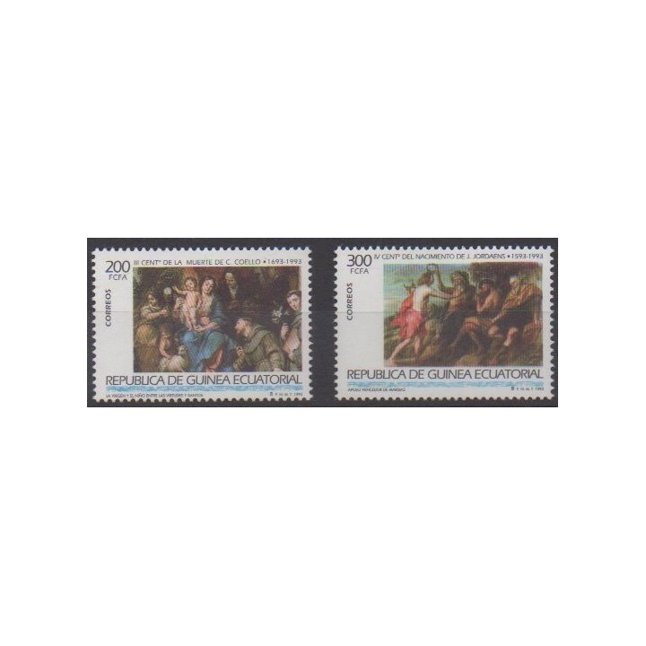 Buy this set of stamps of Equatorial Guinea of the year 1993 (Nb 290/291).