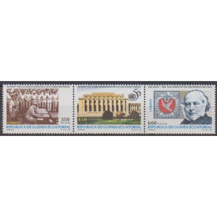 Buy this set of stamps of Equatorial Guinea of the year 1995 (Nb 325/327).