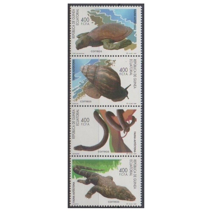 Acheter cette série de timbres de Guinée équatoriale de l'année 1997 (No 356A/356D).