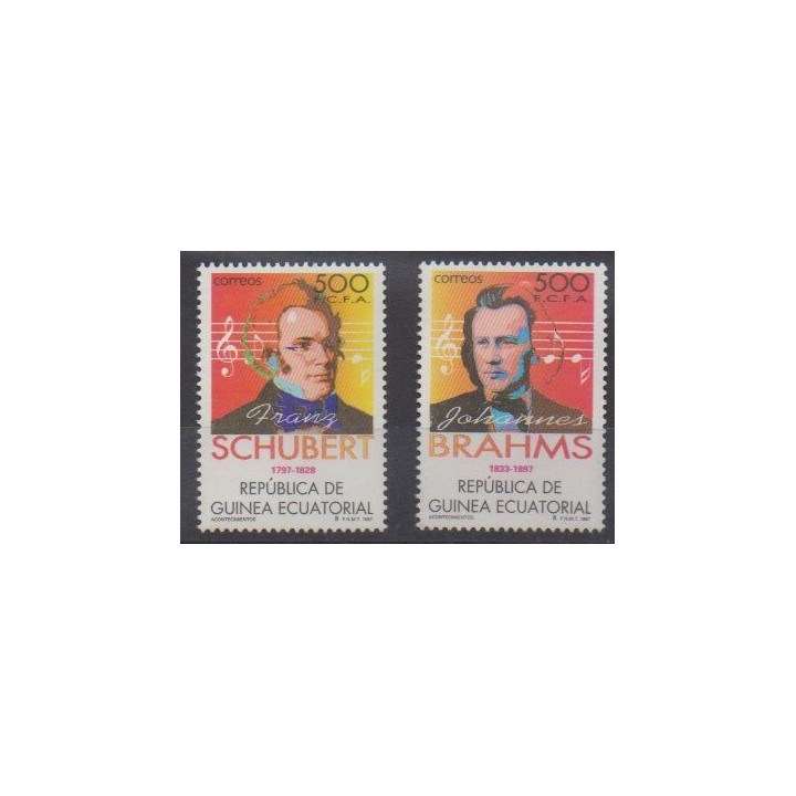 Acheter cette série de timbres de Guinée équatoriale de l'année 1997 (No 355/356).