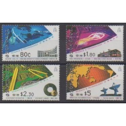 Hong-Kong - 1993 - No 723/726 - Sciences et Techniques