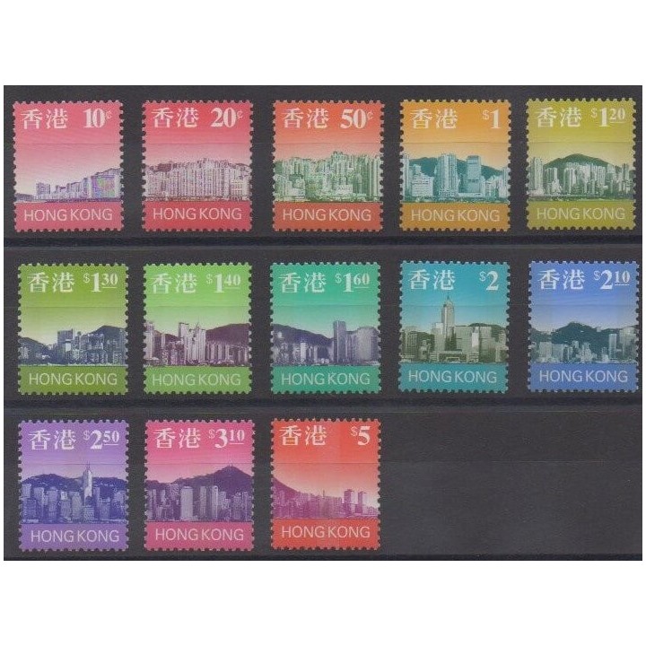 Acheter cette série de timbres d'Hong-Kong de l'année 1997 (No 818/830).