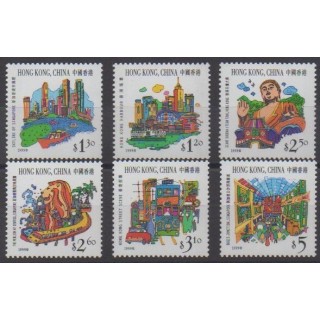 Buy this set of stamps of Hong Kong of the year 1999 (Nb 898/903).