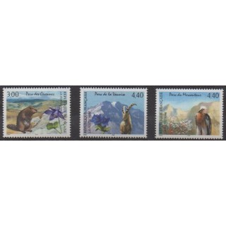 Buy this set of stamps of France of the year 1996 (Nb 2997/2999).