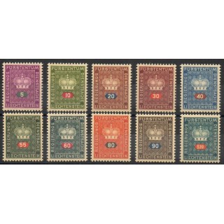 Timbres  - Liechtenstein - 1950 - No S 35/S 44