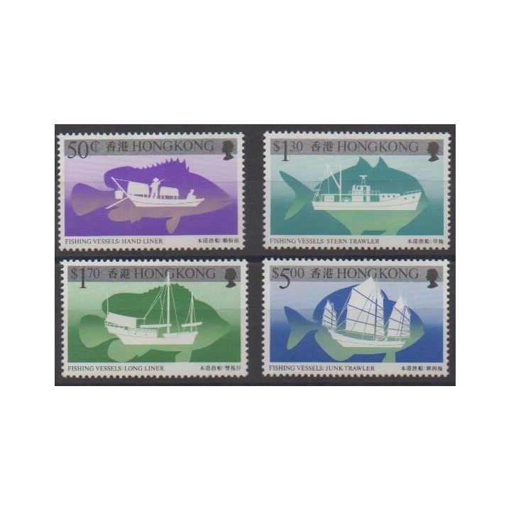Buy this set of stamps of Hong Kong of the year 1986 (Nb 483/486).
