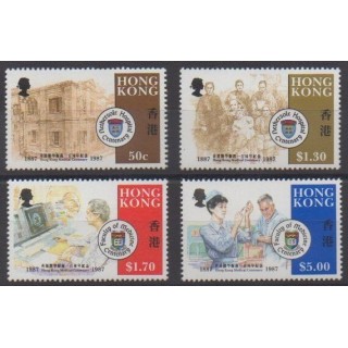 Acheter cette série de timbres d'Hong-Kong de l'année 1987 (No 514/517).
