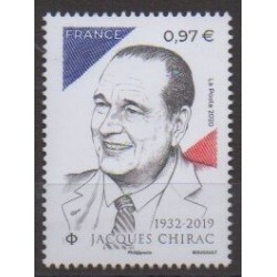 France - Poste - 2020 - No 5428 - Célébrités - Jacques Chirac