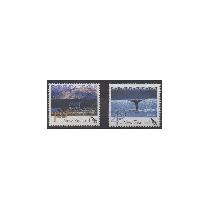 Acheter cette série de timbres de Nouvelle-Zélande de l'année 2004 (No 2072/2073).