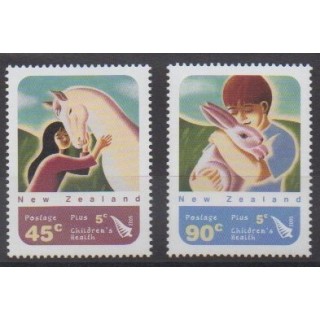 Buy this set of stamps of New Zealand of the year 2005 (Nb 2178/2179).