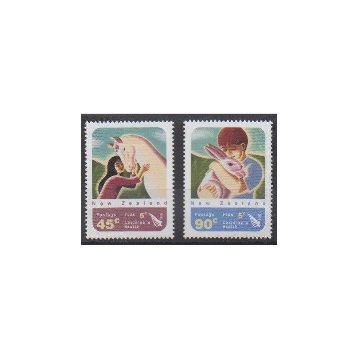 Buy this set of stamps of New Zealand of the year 2005 (Nb 2178/2179).