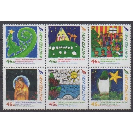 Nouvelle-Zélande - 2006 - No 2279/2284 - Noël - Dessins d'enfants