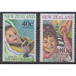New Zealand - 1996 - Nb 1467/1468 - Health - Childhood