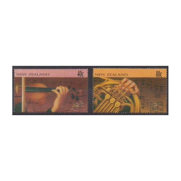 Acheter cette série de timbres de Nouvelle-Zélande de l'année 1996 (No 1475/1476).
