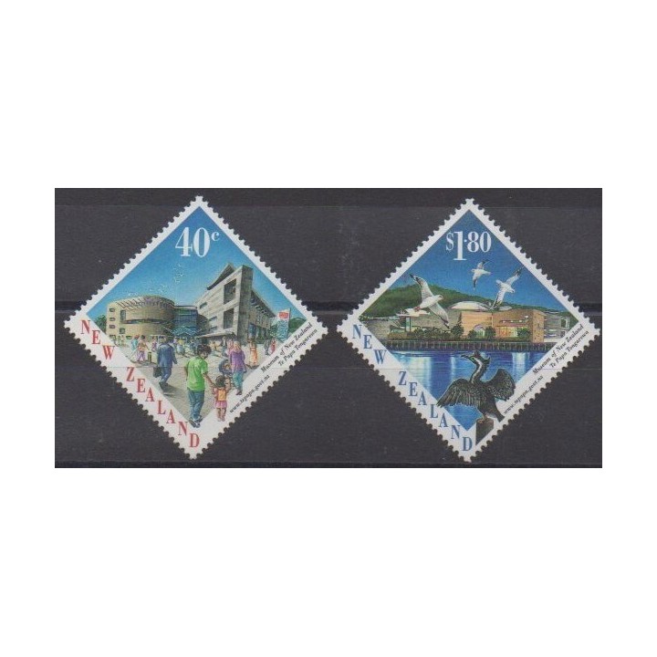 Buy this set of stamps of New Zealand of the year 1998 (Nb 1590/1591).